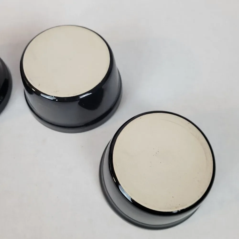 Basic Black Ramekins;‎ Set of 4